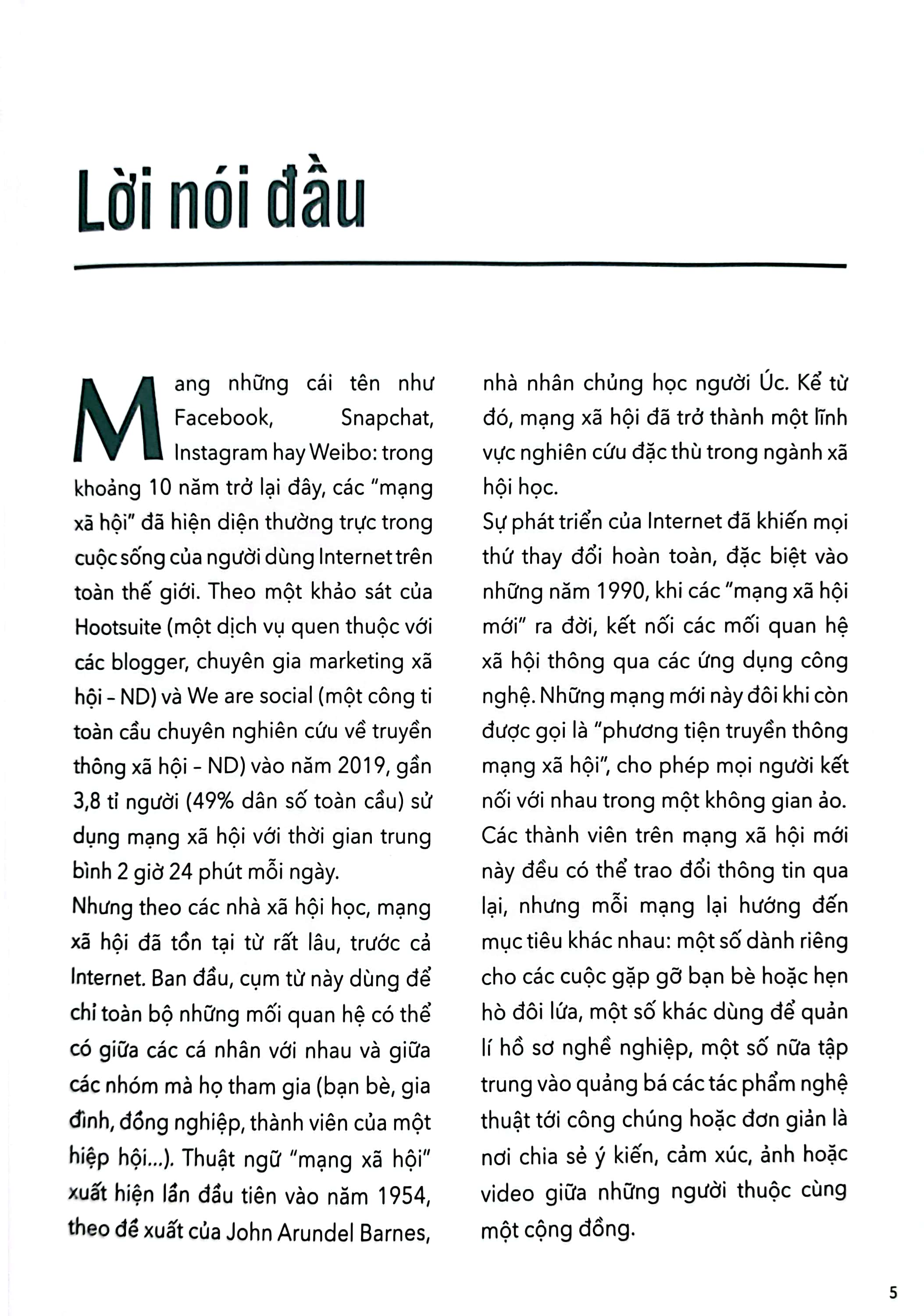 thế giới tương lai - mạng xã hội