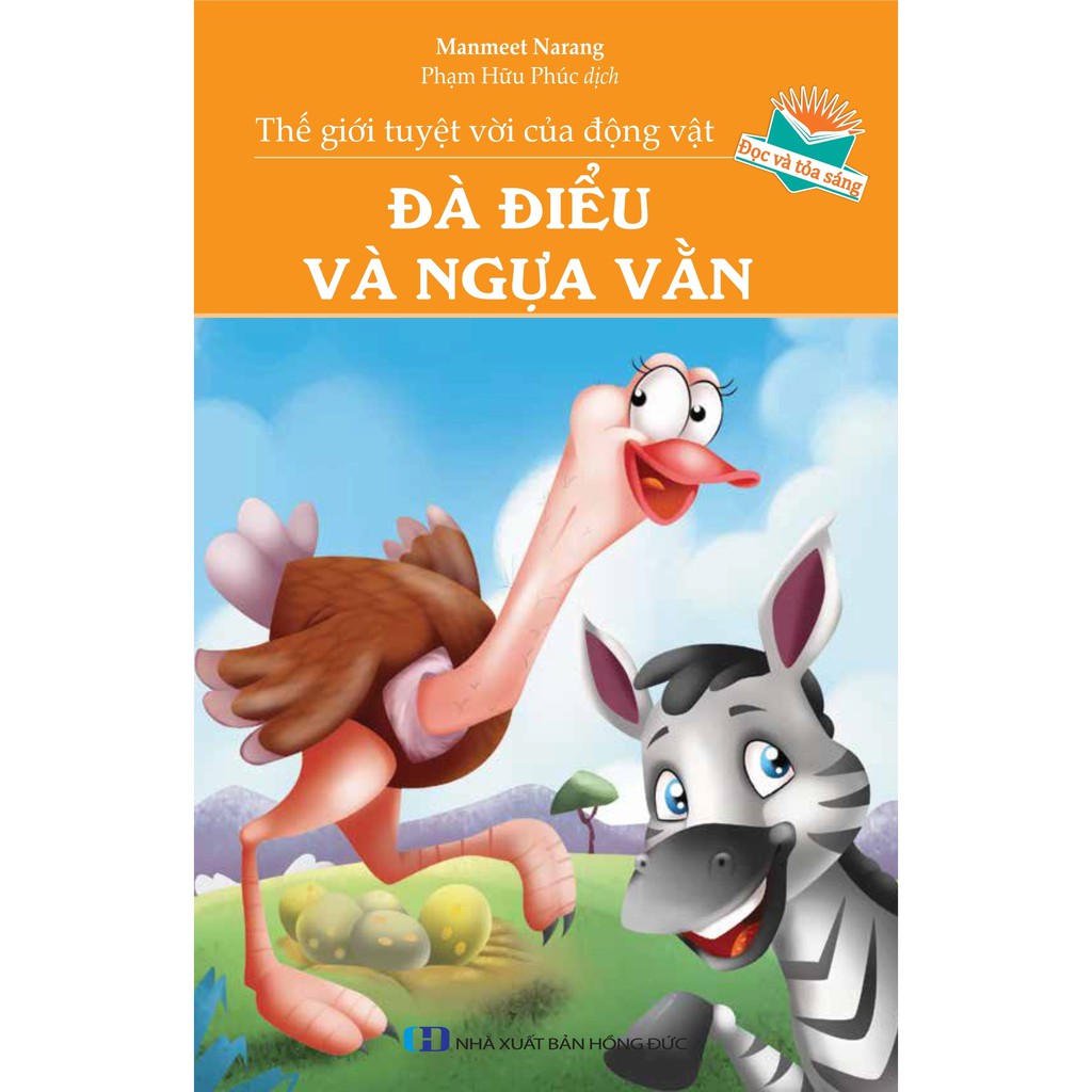 thế giới tuyệt vời của động vật - đà điểu và ngựa vằn