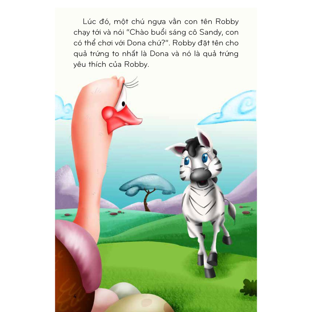 thế giới tuyệt vời của động vật - đà điểu và ngựa vằn