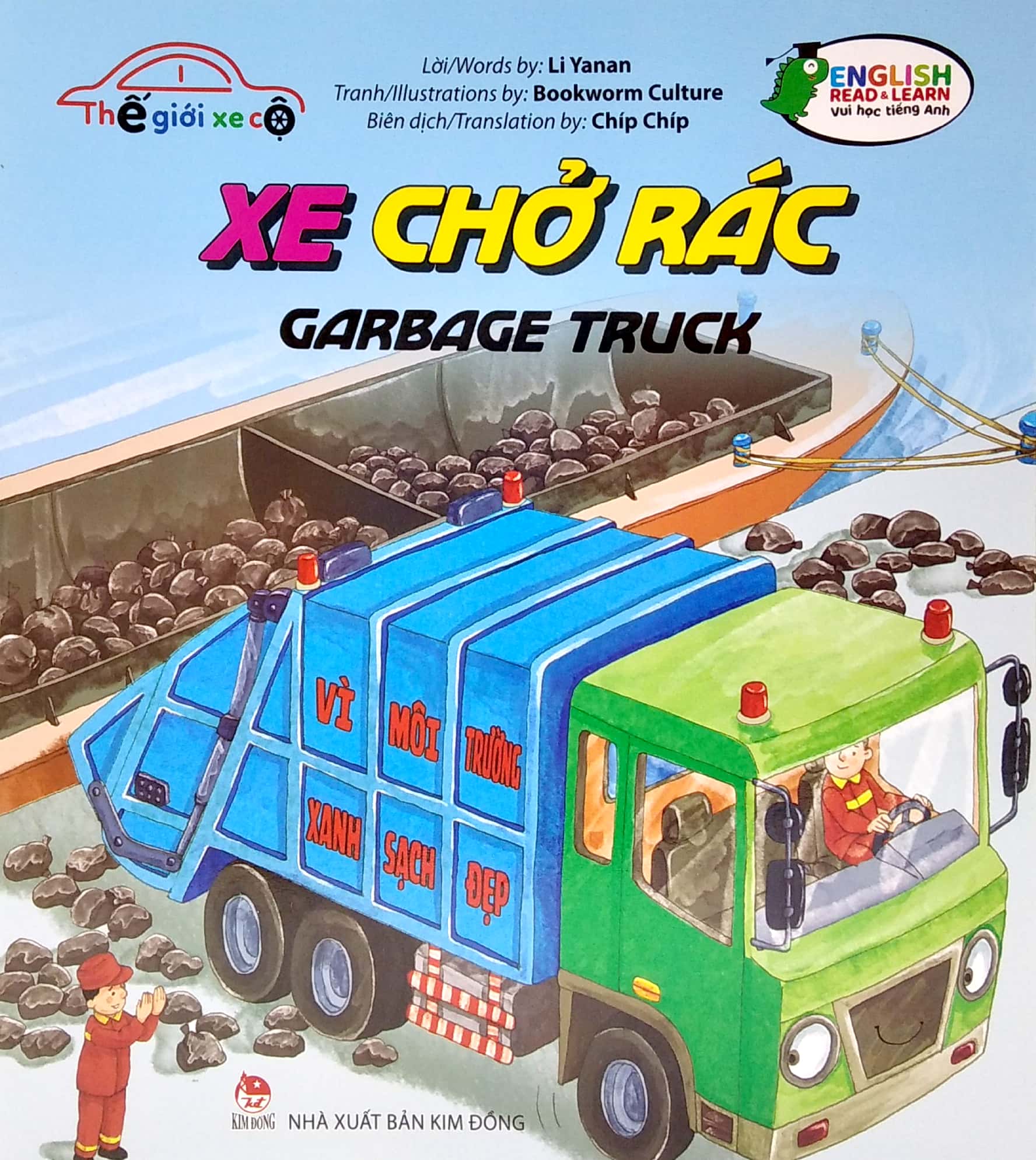 thế giới xe cộ - xe chở rác - sanitation truck
