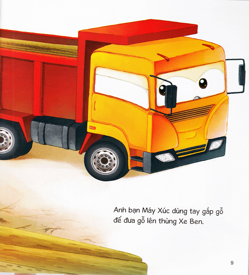 thế giới xe công trình - xe ben tài giỏi (tái bản 2019)