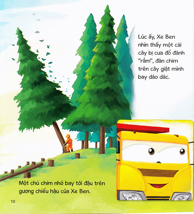 thế giới xe công trình - xe ben tài giỏi (tái bản 2019)