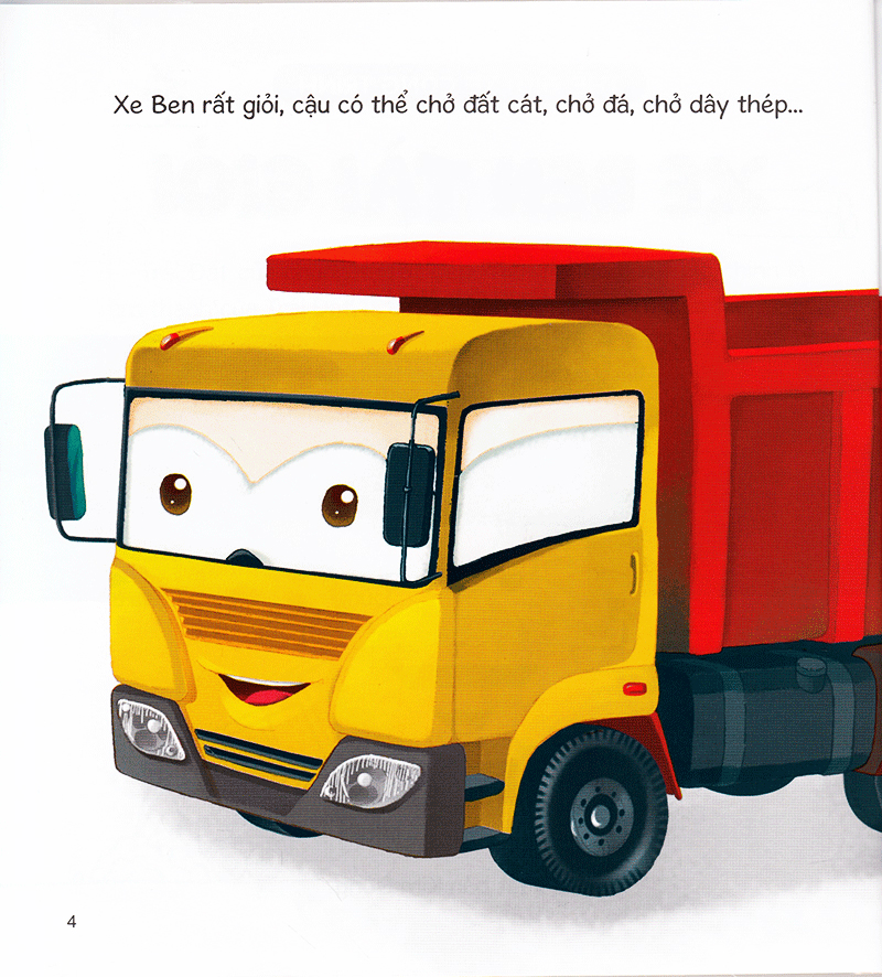 thế giới xe công trình - xe cẩu tốt bụng (tái bản 2019)
