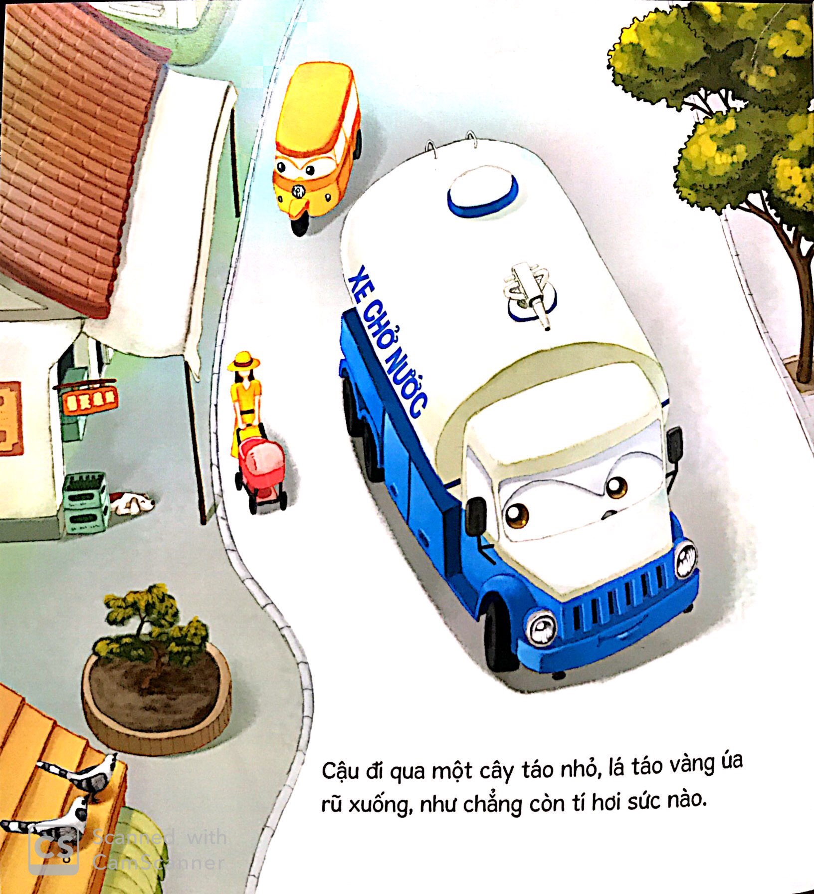 thế giới xe công trình - xe chở nước đáng mến (tái bản 2019)