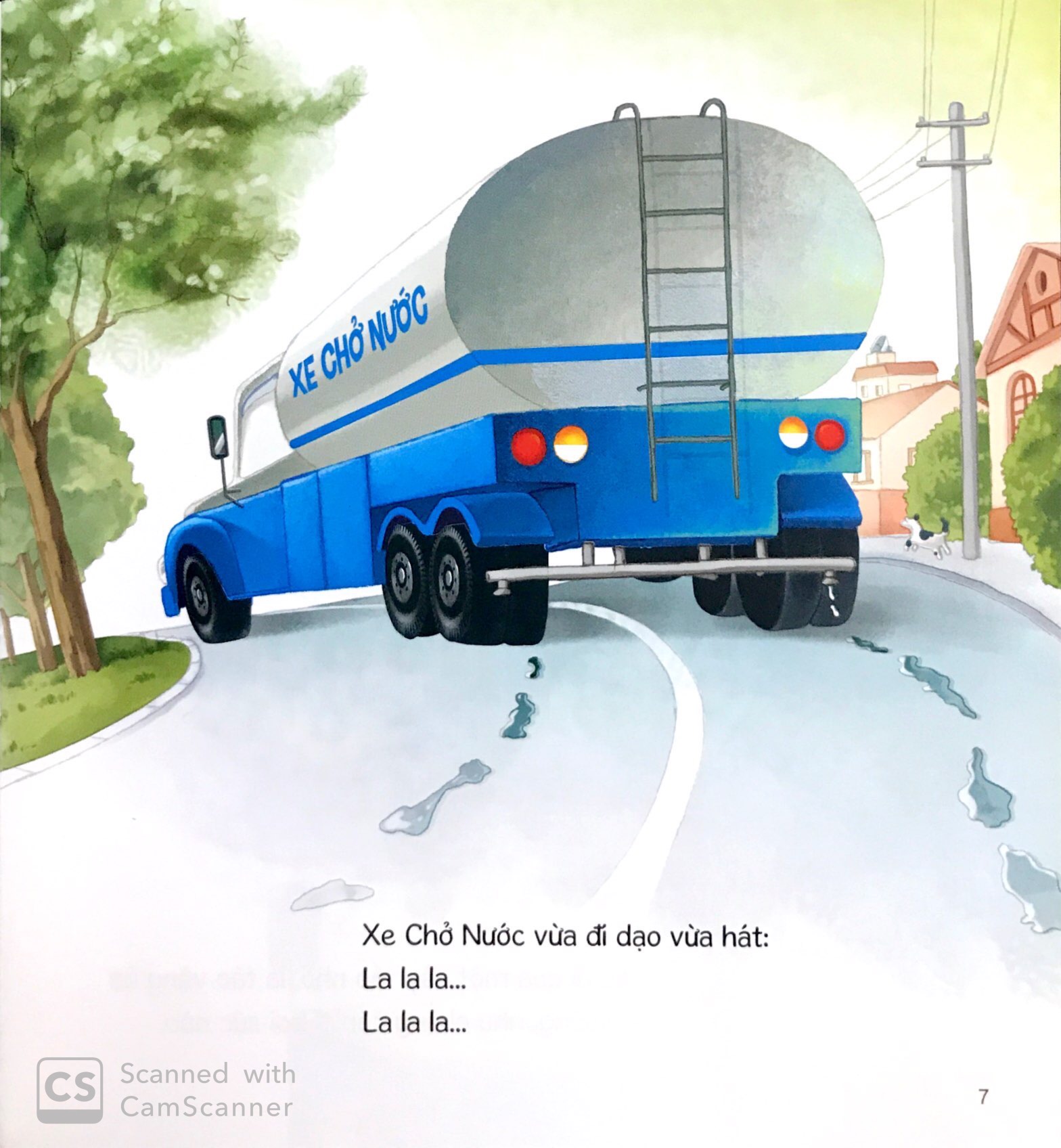 thế giới xe công trình - xe chở nước đáng mến (tái bản 2019)