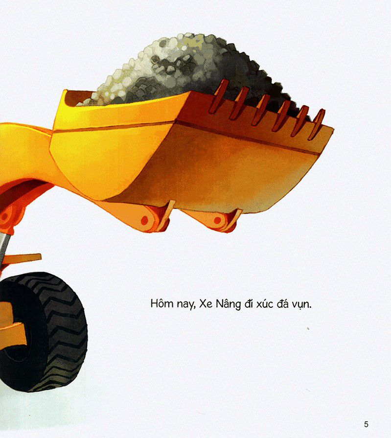 thế giới xe công trình - xe nâng cừ khôi (tái bản 2019)