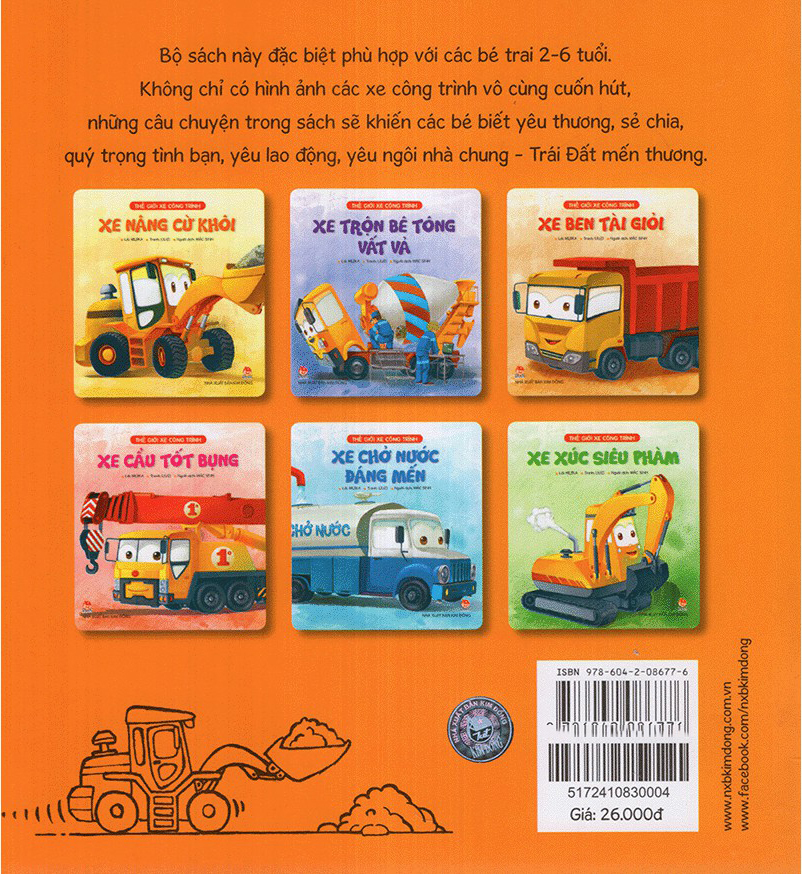 thế giới xe công trình - xe nâng cừ khôi (tái bản 2019)