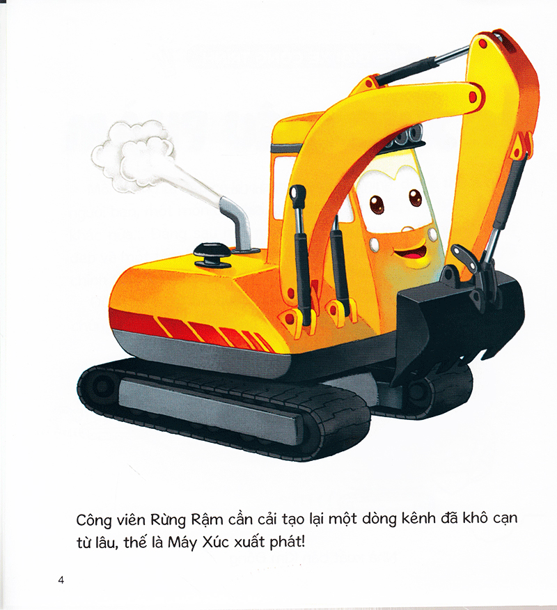 thế giới xe công trình - xe xúc siêu phàm (tái bản 2019)