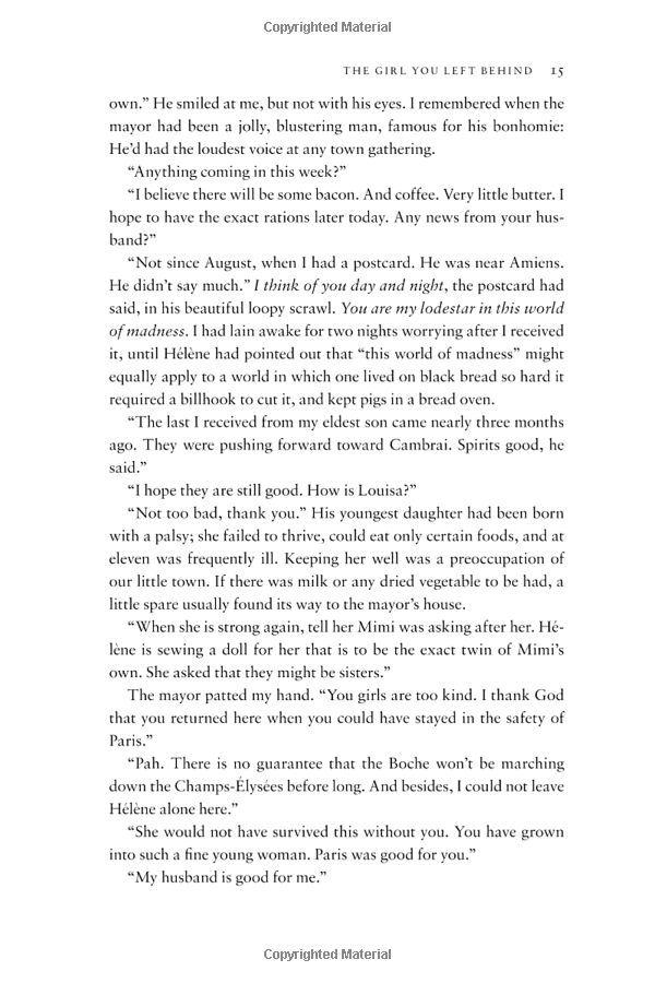 the girl you left behind