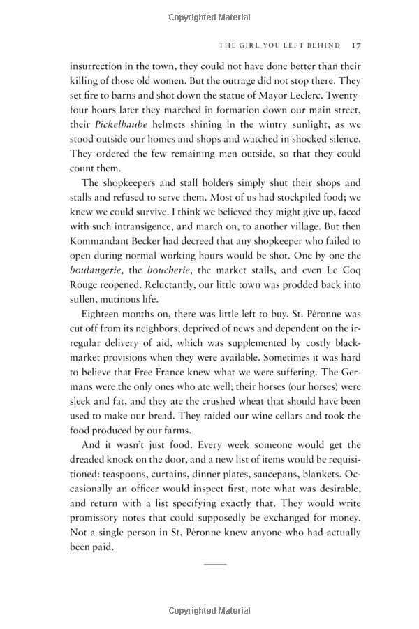 the girl you left behind