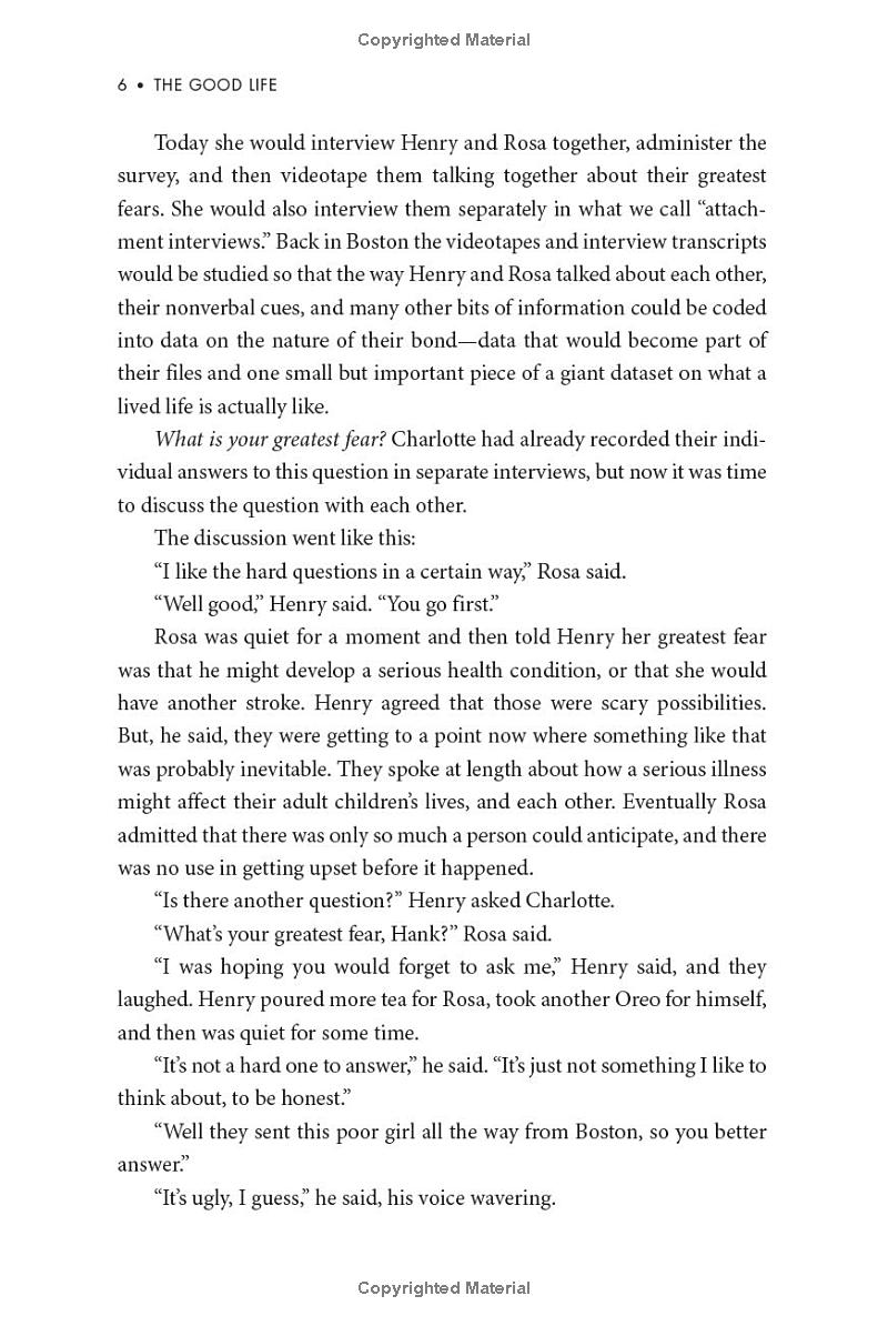 the good life: lessons from the world's longest study on happiness