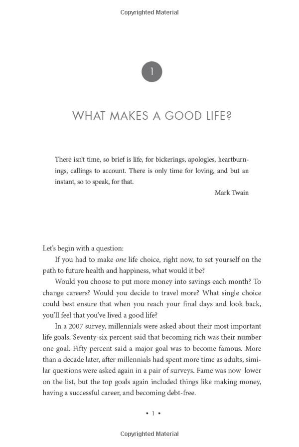 the good life: lessons from the world's longest study on happiness