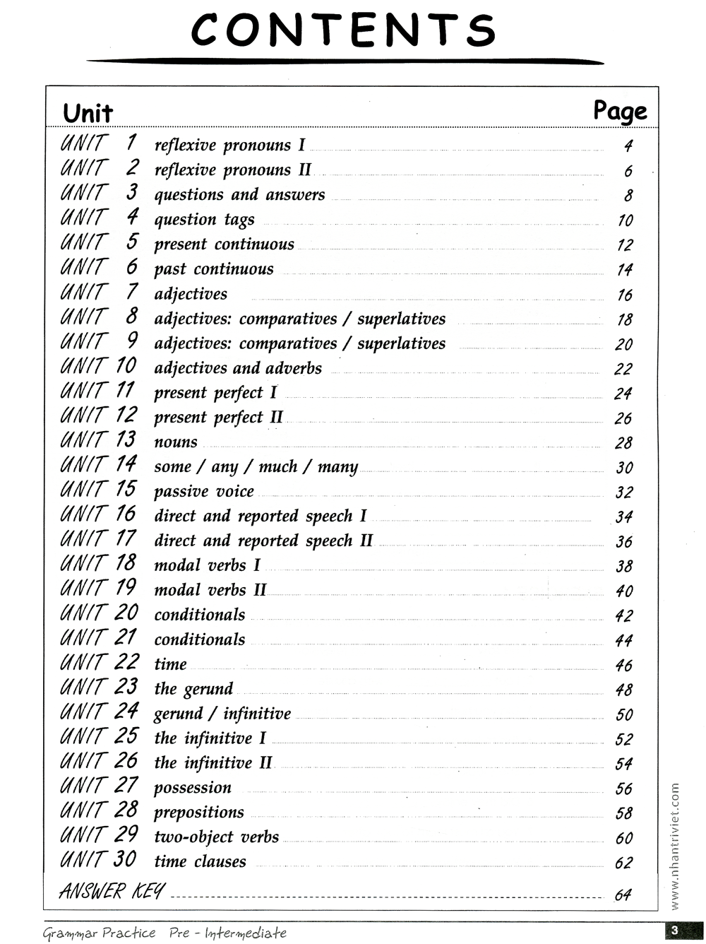 the grammar files a2 - pre-intermediate (tái bản)