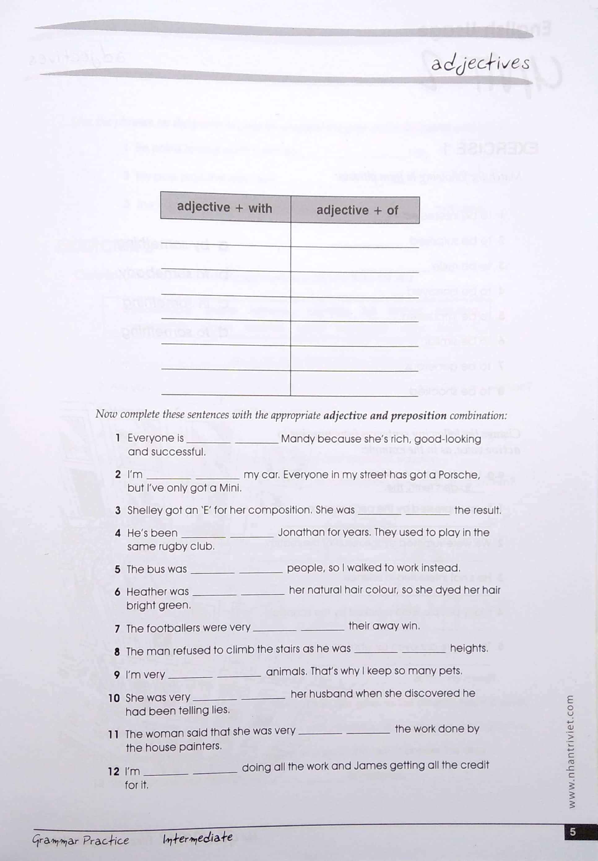 the grammar files - b1 level