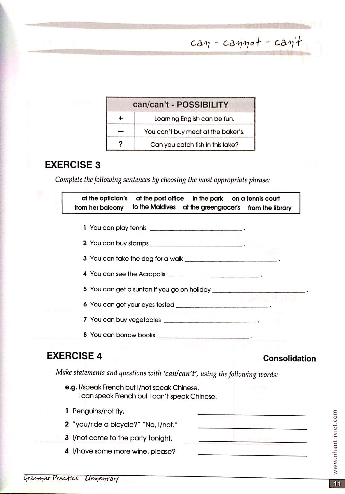 the grammar files level a1_elementary