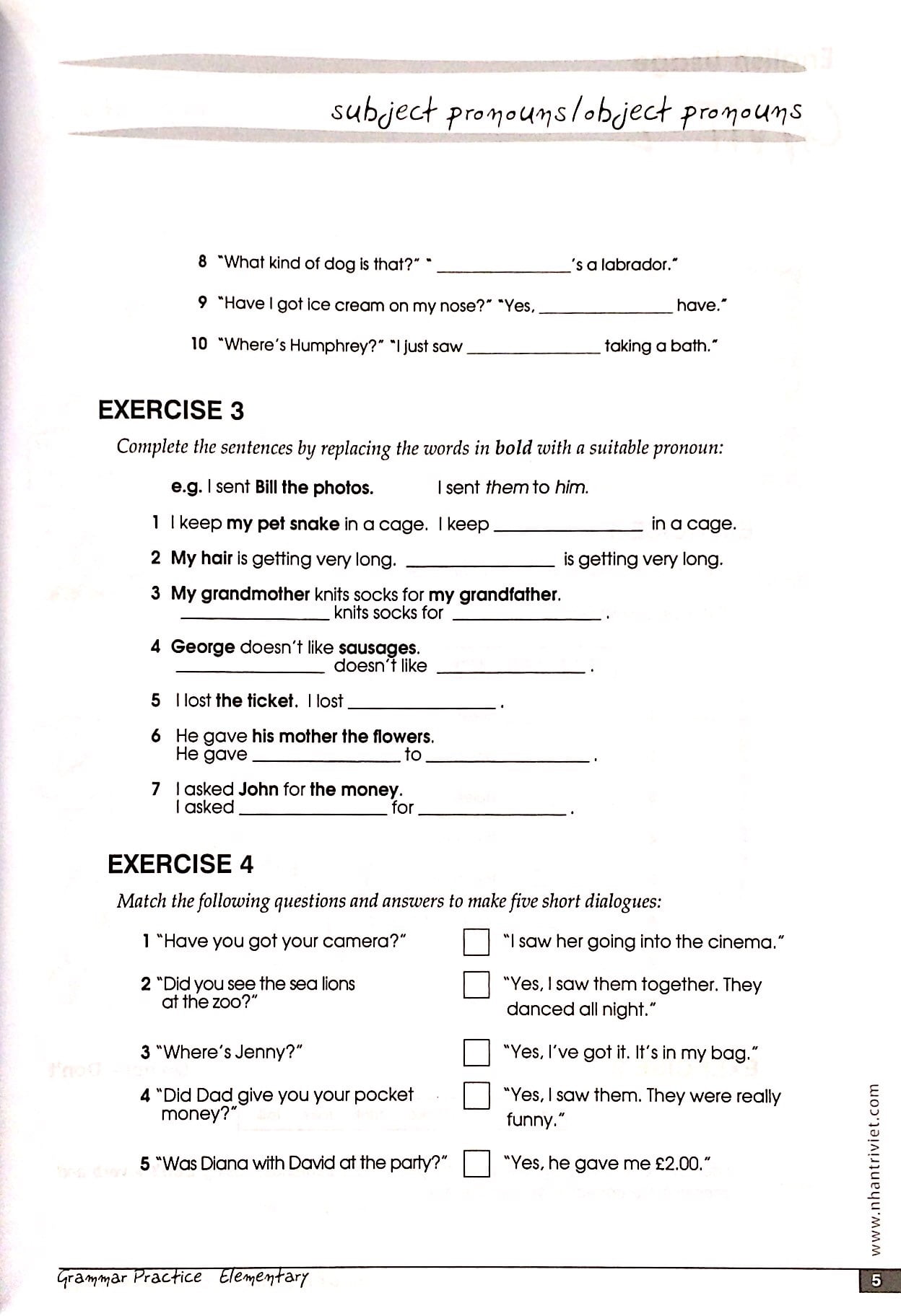 the grammar files level a1_elementary