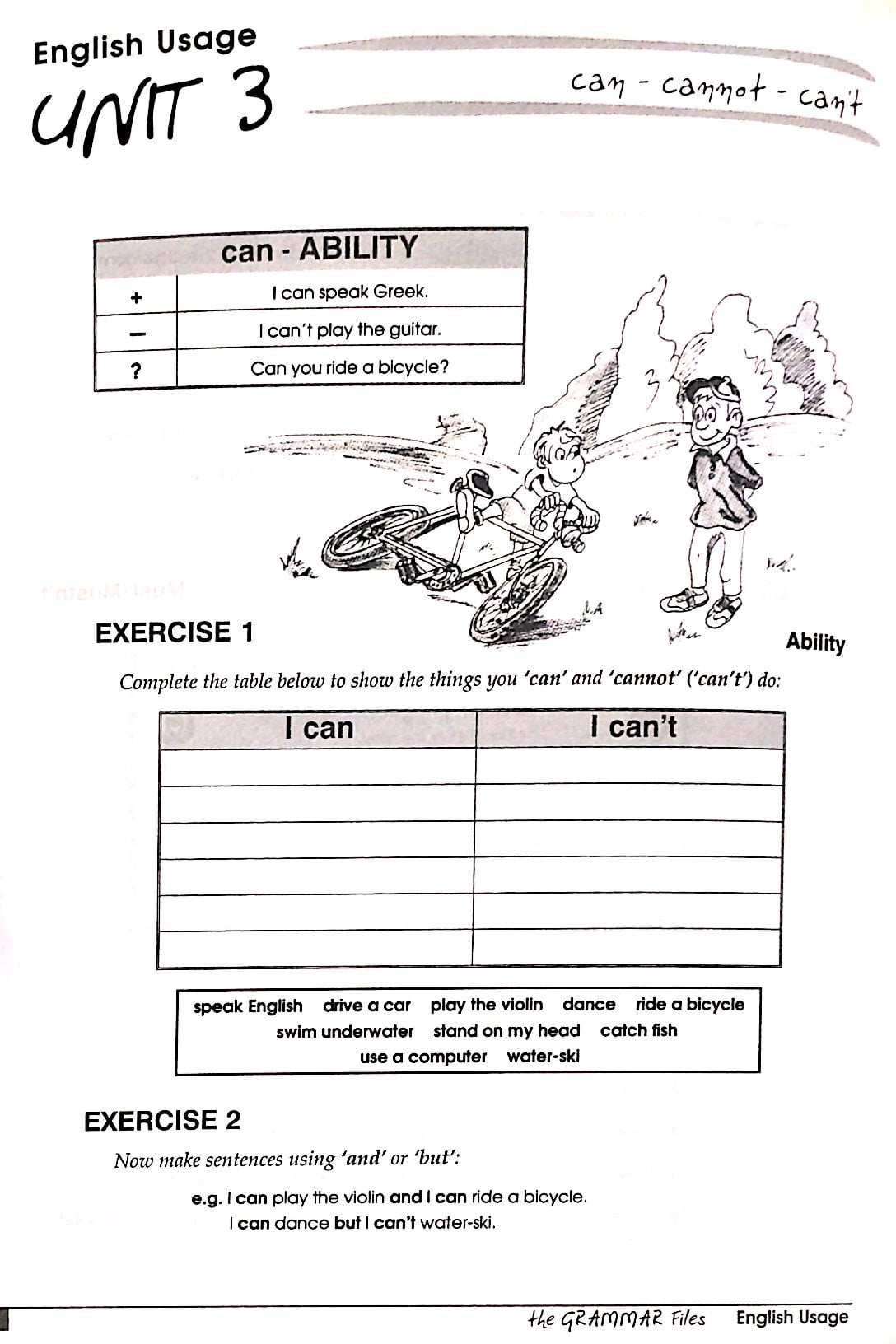 the grammar files level a1_elementary