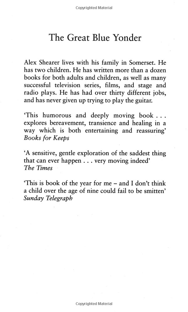 the great blue yonder