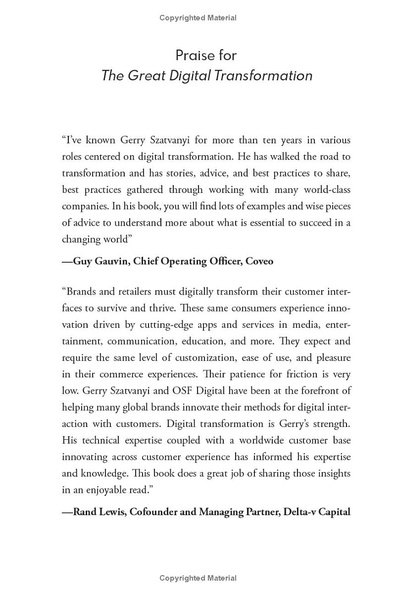 the great digital transformation