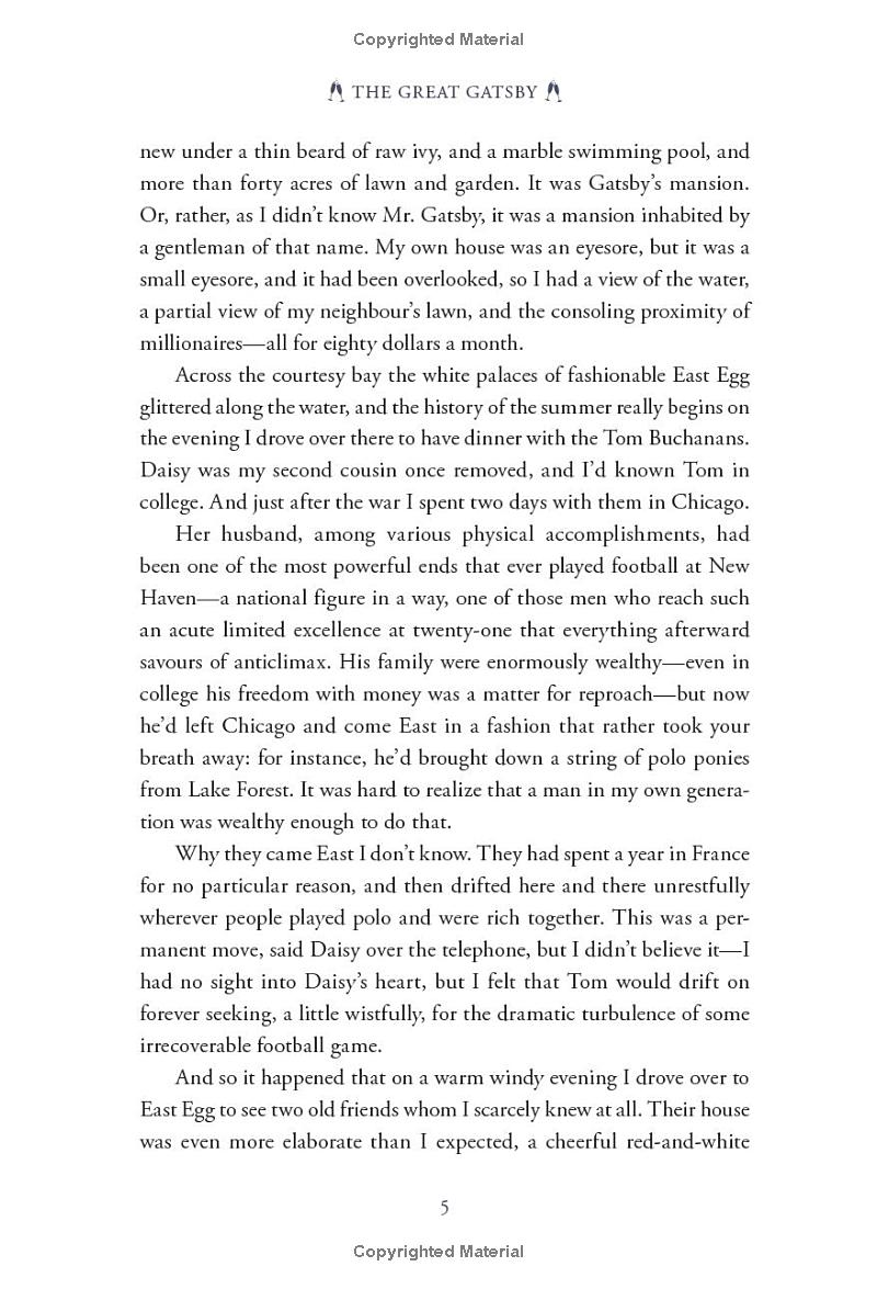 the great gatsby (pretty books - painted editions)