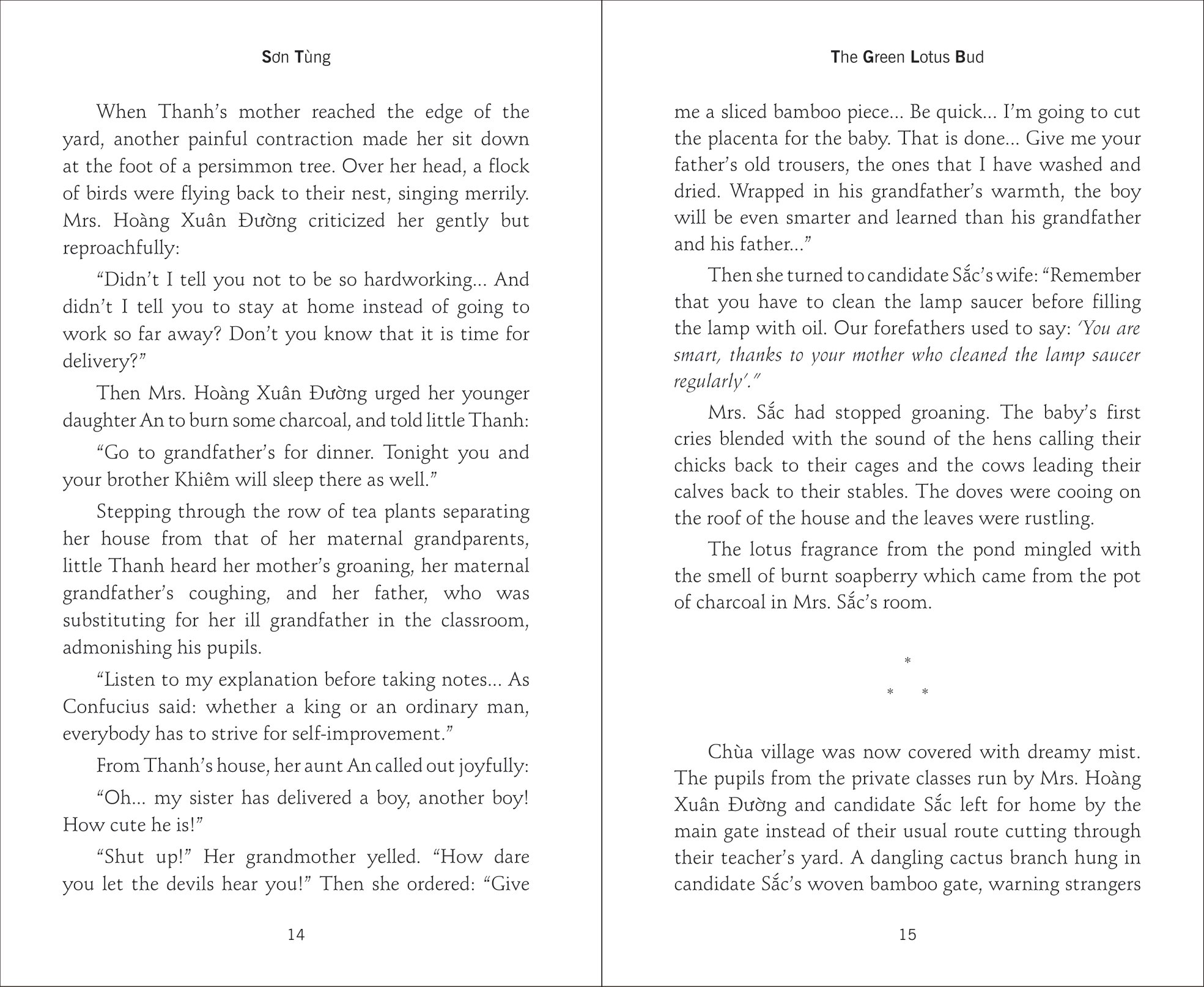 the green lotus bud - búp sen xanh