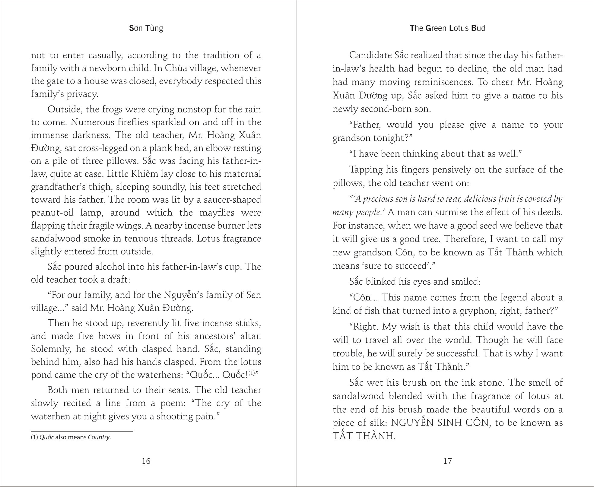 the green lotus bud - búp sen xanh