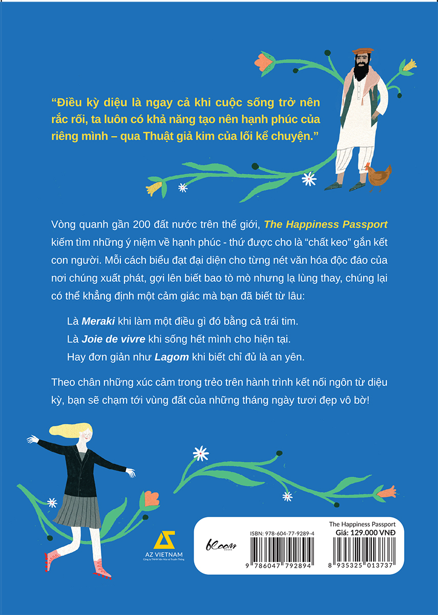 the happiness passport - hành trình tìm kiếm niềm vui qua 50 từ kỳ diệu