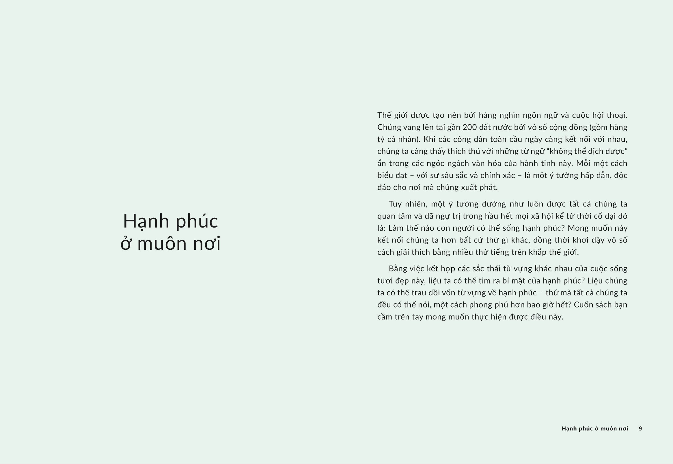 the happiness passport - hành trình tìm kiếm niềm vui qua 50 từ kỳ diệu