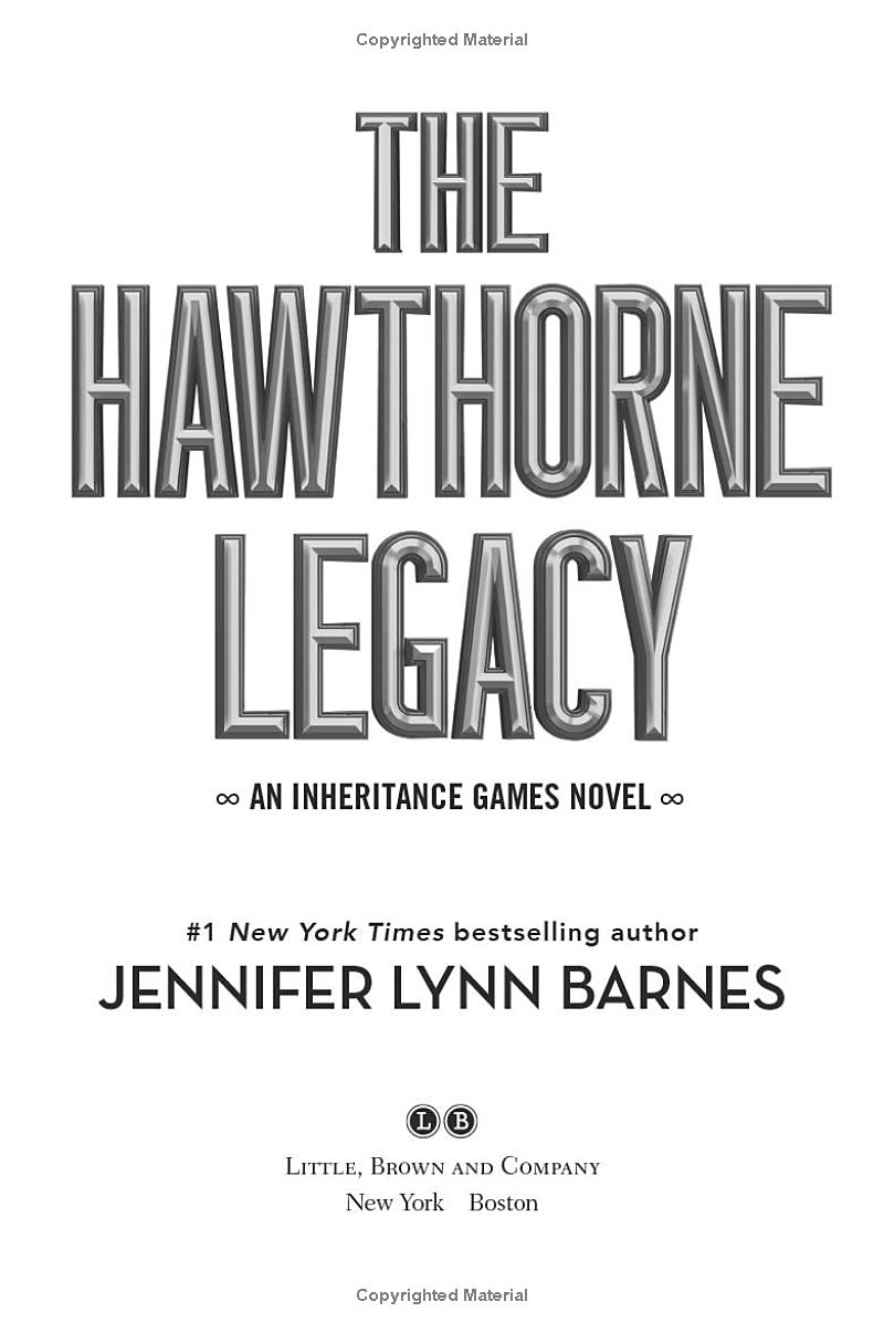 the hawthorne legacy (the inheritance games, book 2)