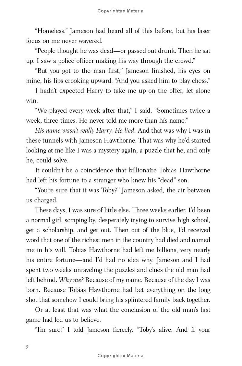 the hawthorne legacy (the inheritance games, book 2)