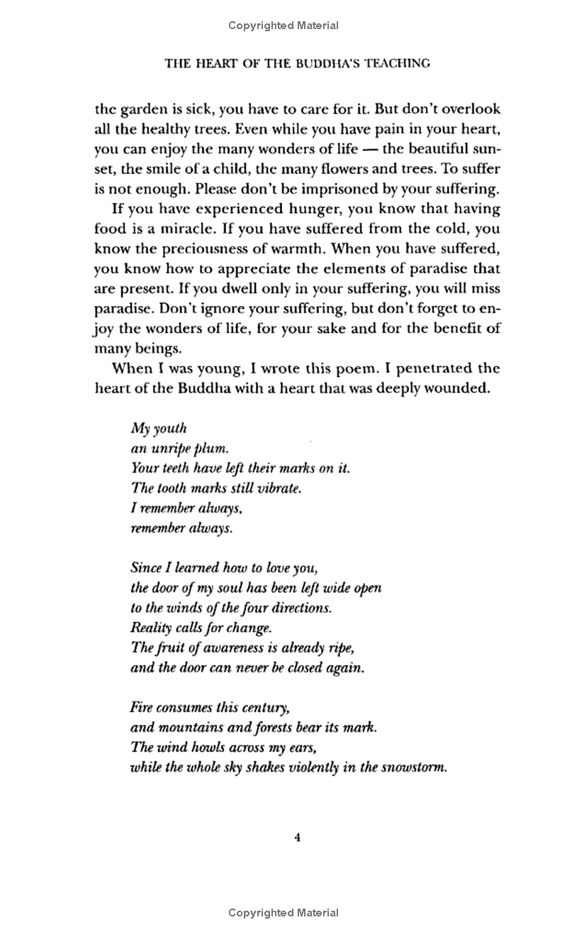 the heart of the buddha's teaching