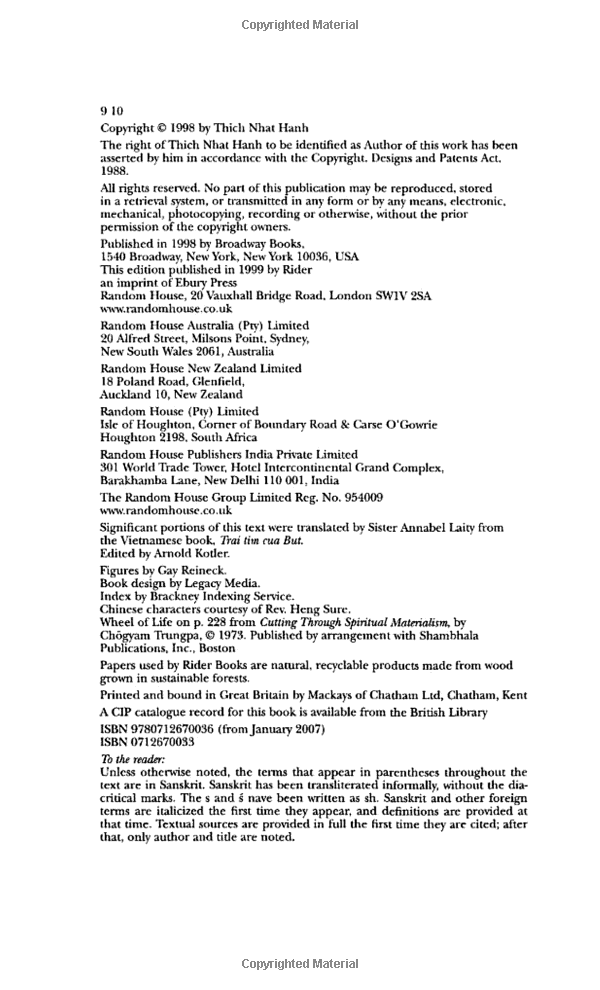 the heart of the buddha's teaching