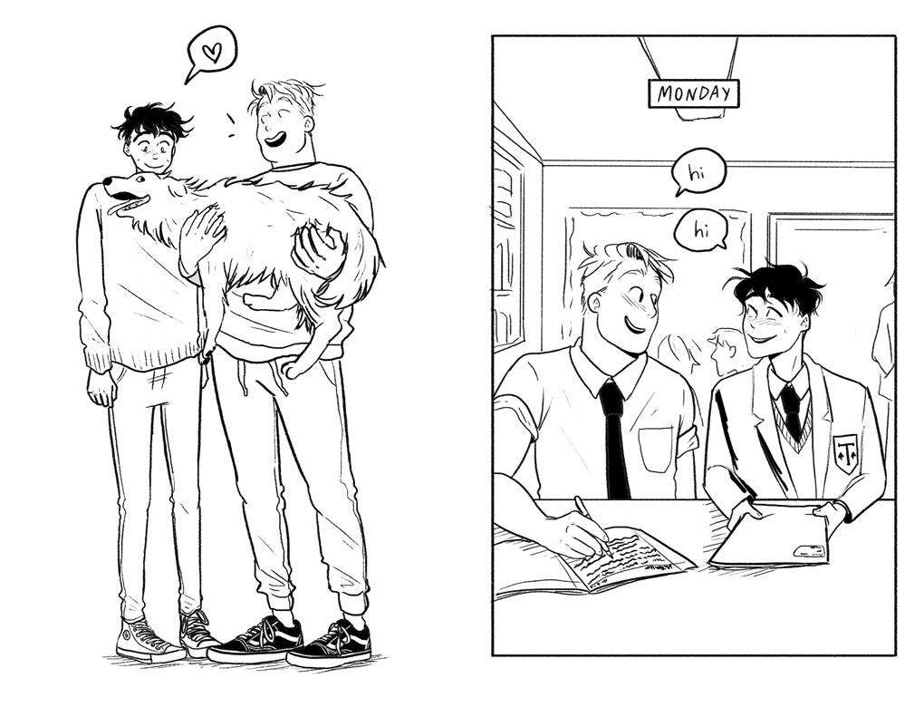 the heartstopper colouring book