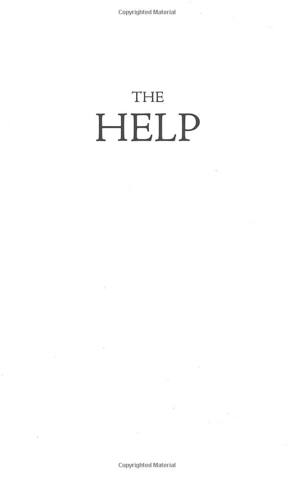 The Help. Film Tie-In