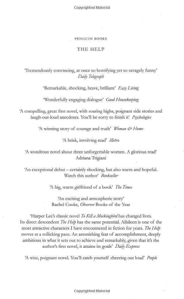 The Help. Film Tie-In