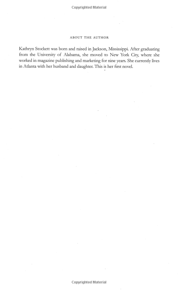 The Help. Film Tie-In