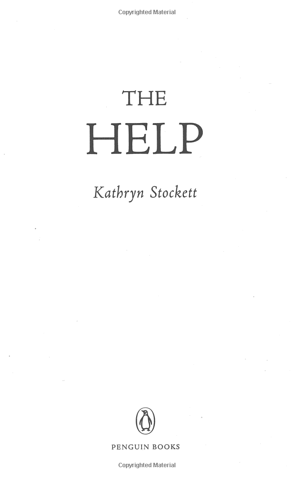 The Help. Film Tie-In