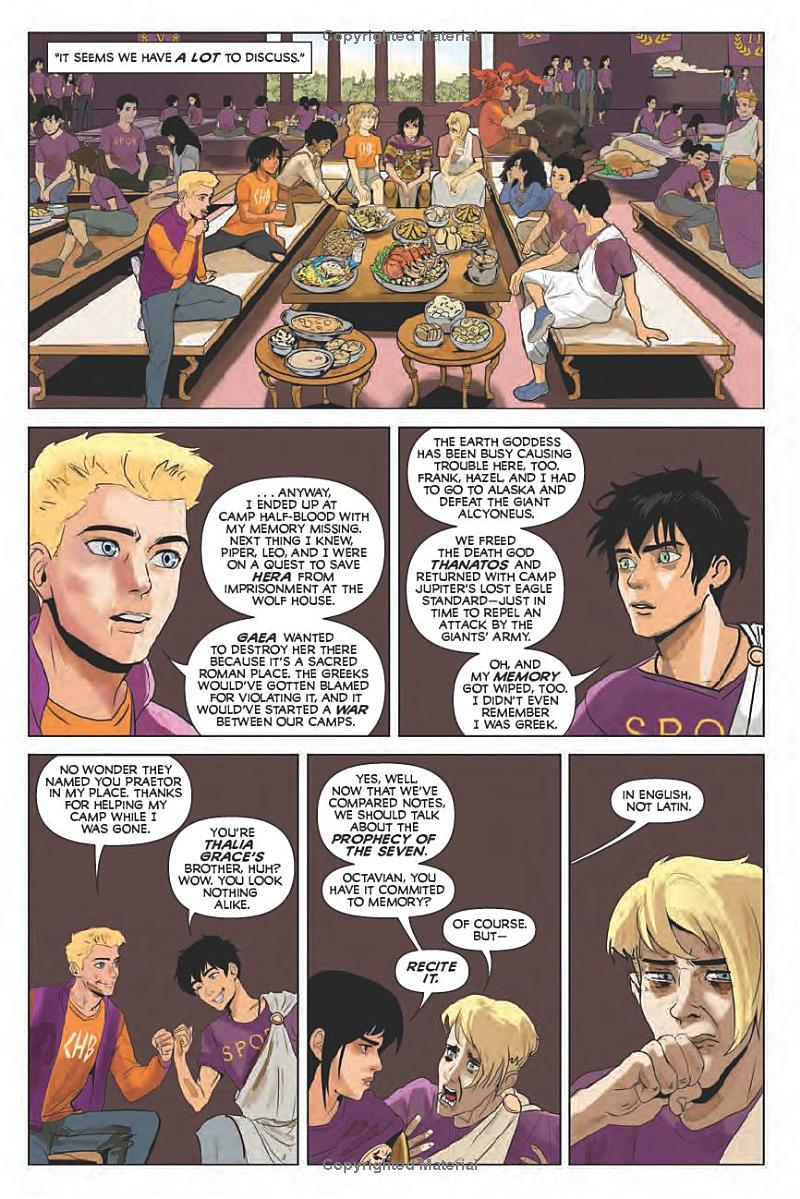 the heroes of olympus 3: the mark of athena