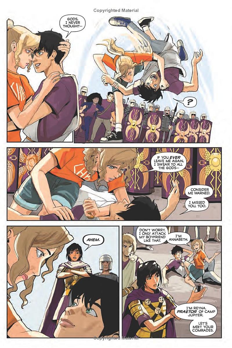 the heroes of olympus 3: the mark of athena