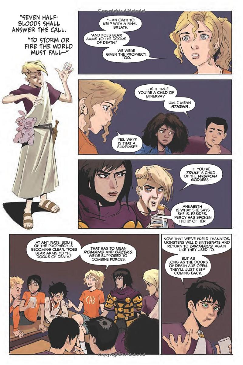 the heroes of olympus, book 3 - the mark of athena (new cover)