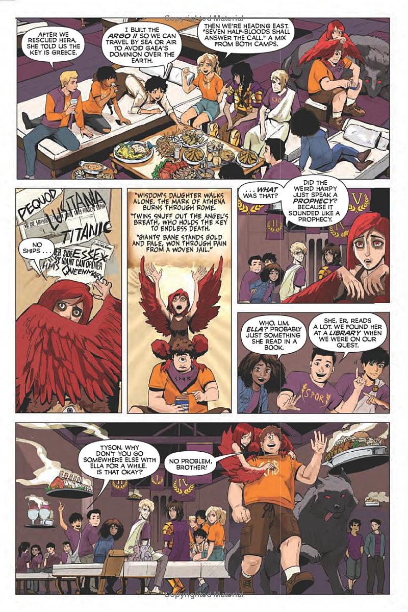 the heroes of olympus, book 3 - the mark of athena (new cover)