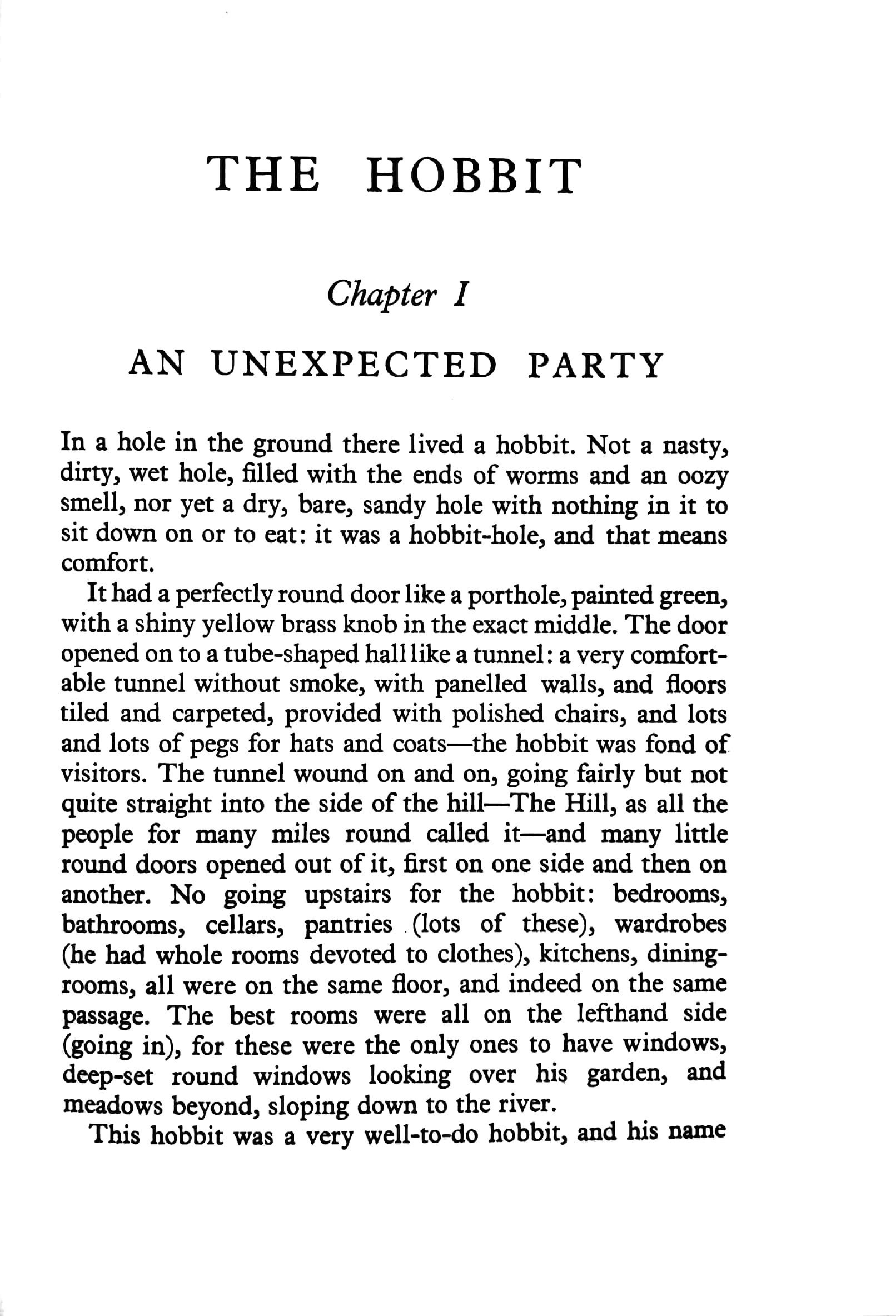 the hobbit facsimile first edition (80th anniversary edition)