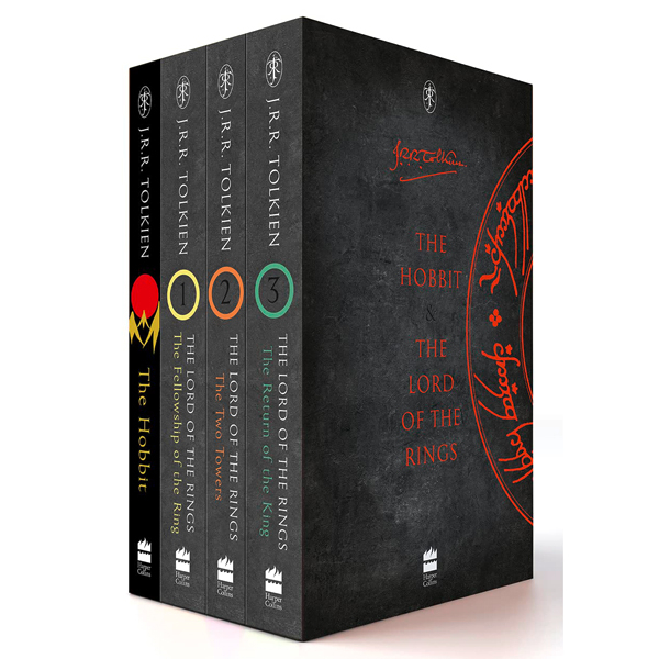 the hobbit / the lord of the rings box set (4 bks)