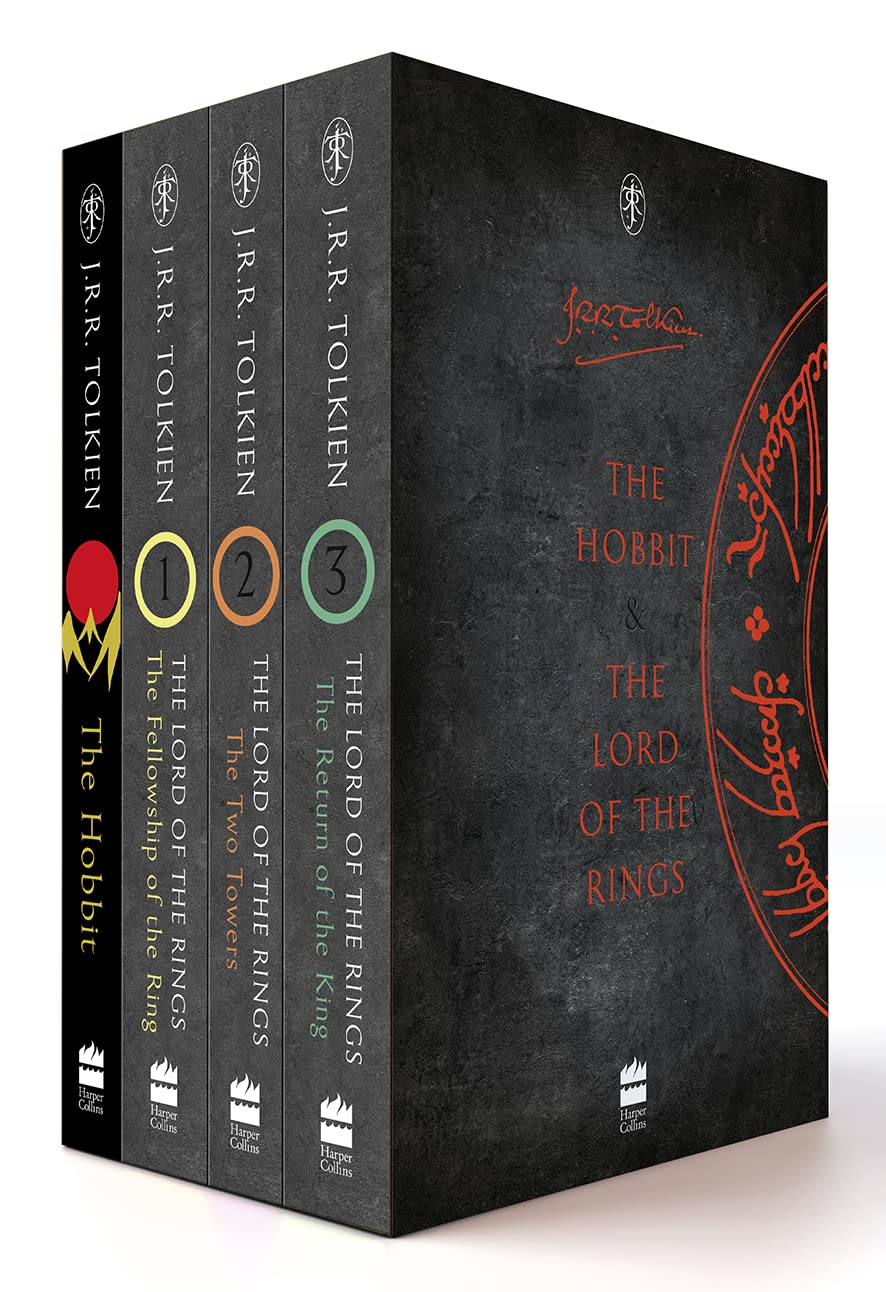 the hobbit / the lord of the rings box set (4 bks)