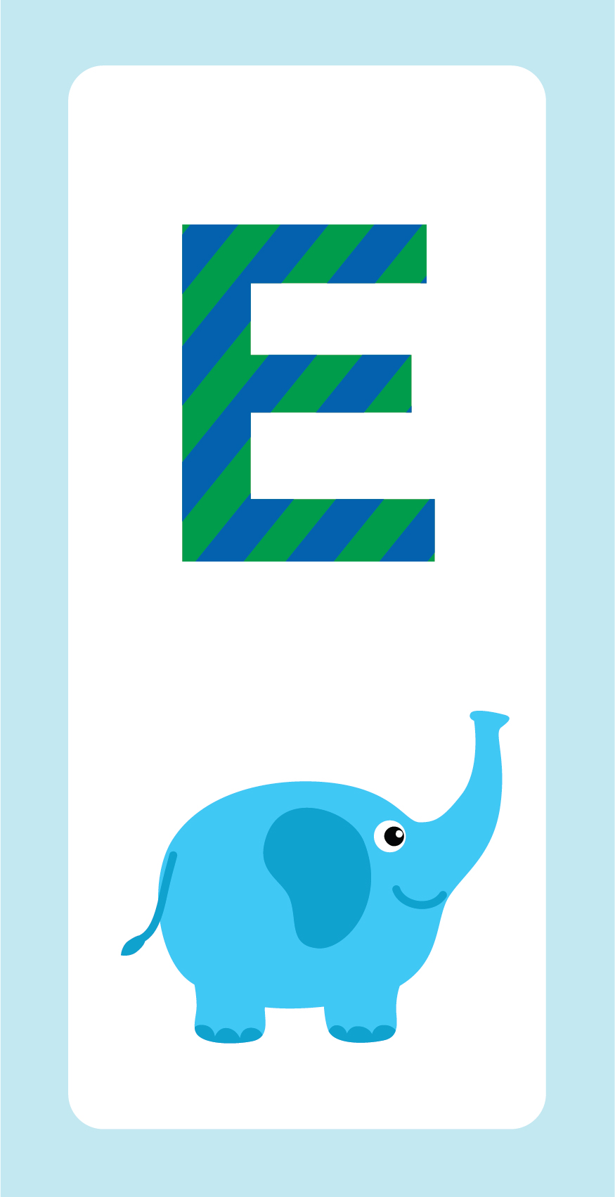 thẻ học thông minh cho bé vào lớp 1 - chữ cái tiếng anh 1