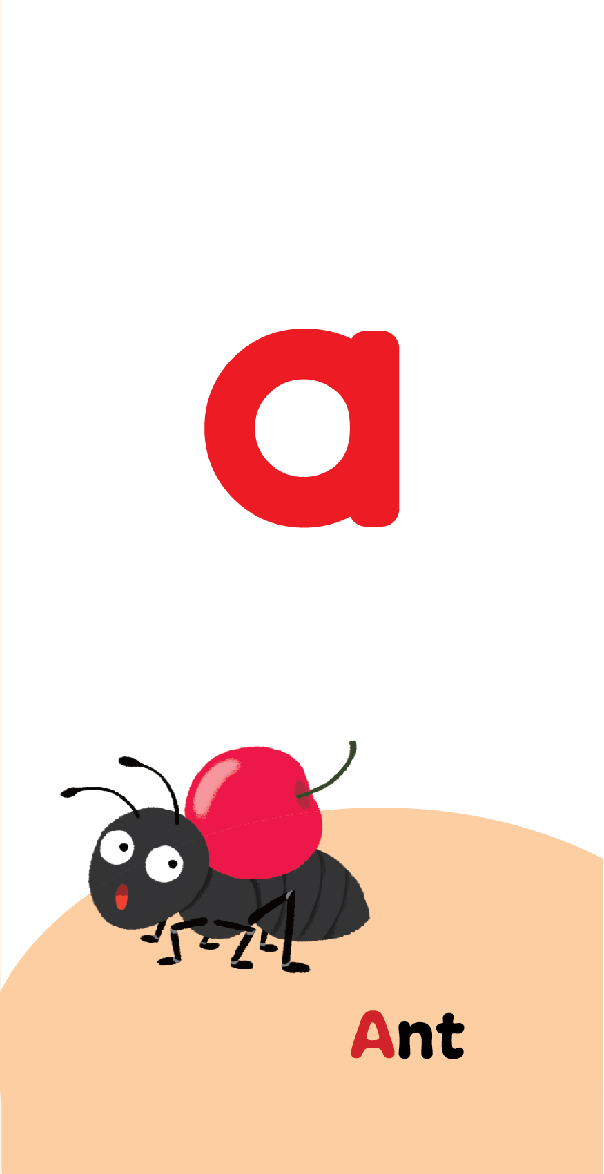 thẻ học thông minh cho bé vào lớp 1 - chữ cái tiếng anh 1