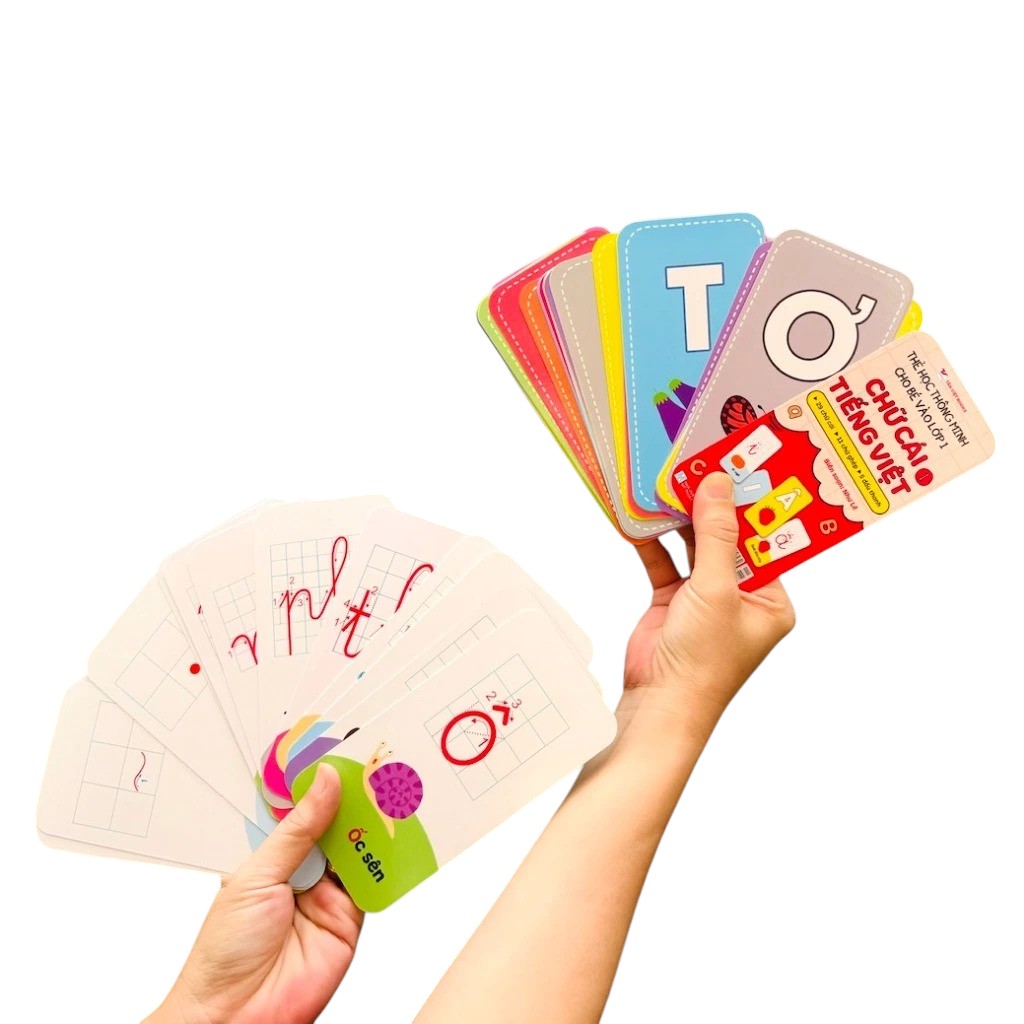thẻ học thông minh cho bé vào lớp 1 - chữ cái tiếng việt 1 (tái bản 2025)