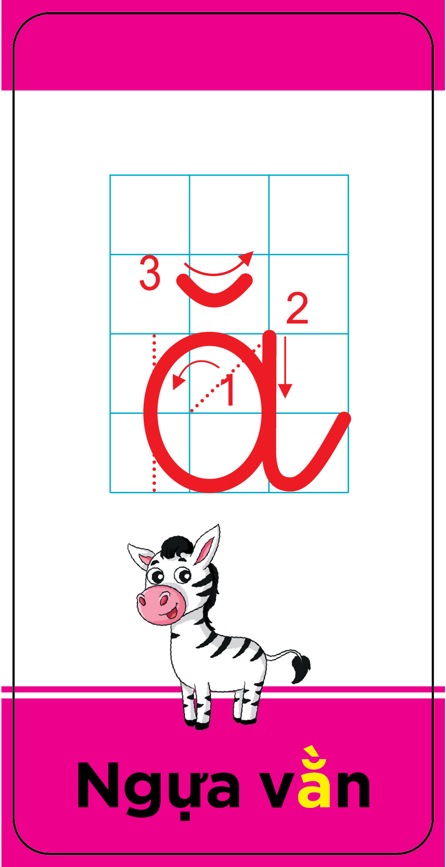 thẻ học thông minh cho bé vào lớp 1 - chữ cái tiếng việt 2