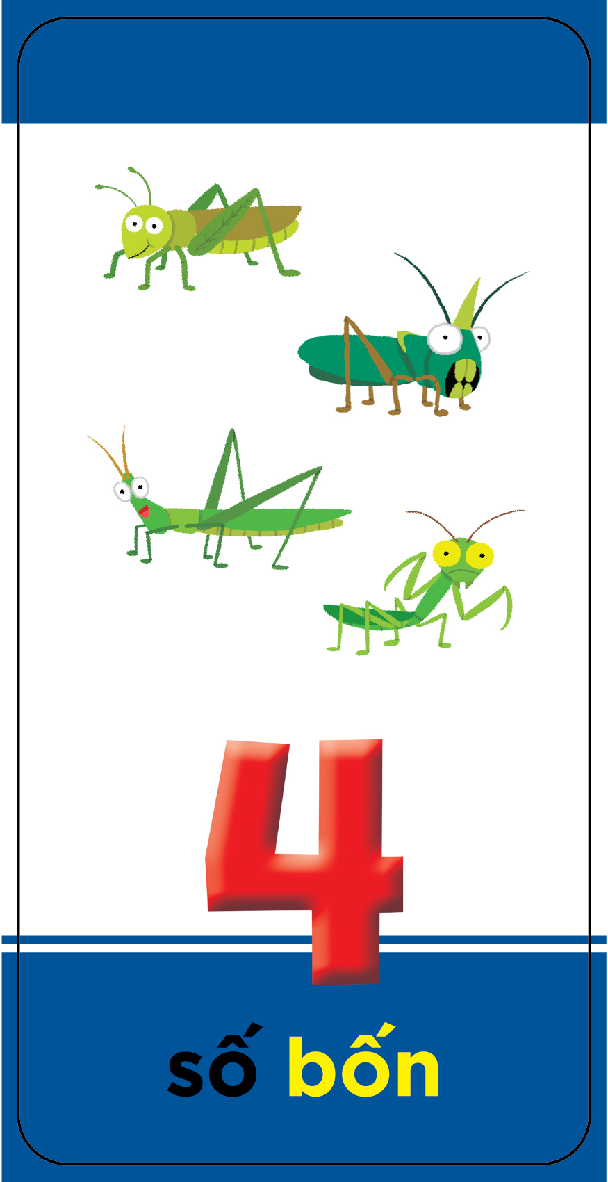 thẻ học thông minh cho bé vào lớp 1 - số đếm