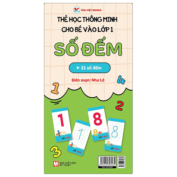 thẻ học thông minh cho bé vào lớp 1 - số đếm